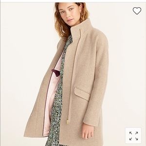 J. Crew Cocoon coat in Italian stadium-cloth wool